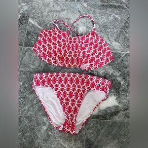 Vineyard Vines - Girls ruffle swim bikini